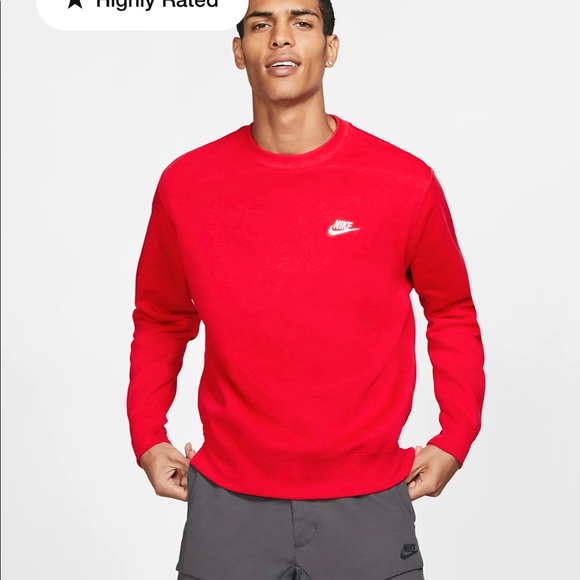Red Nike crew neck xs - Picture 4 of 7